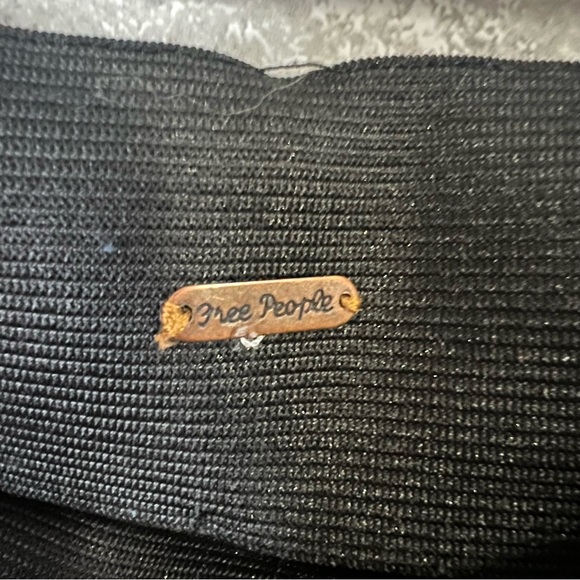 Free People Women's 26" Waist Float Away Butterfly Velour Velvet Flares Purple - Picture 7 of 8